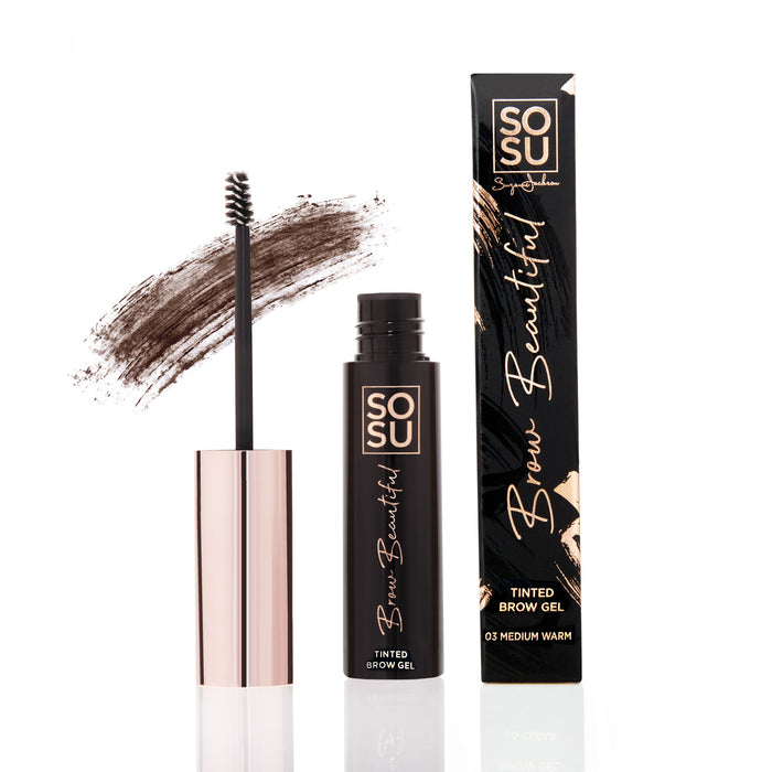 SOSU Brow Beautiful Gel para cejas con color 03 Med Warm