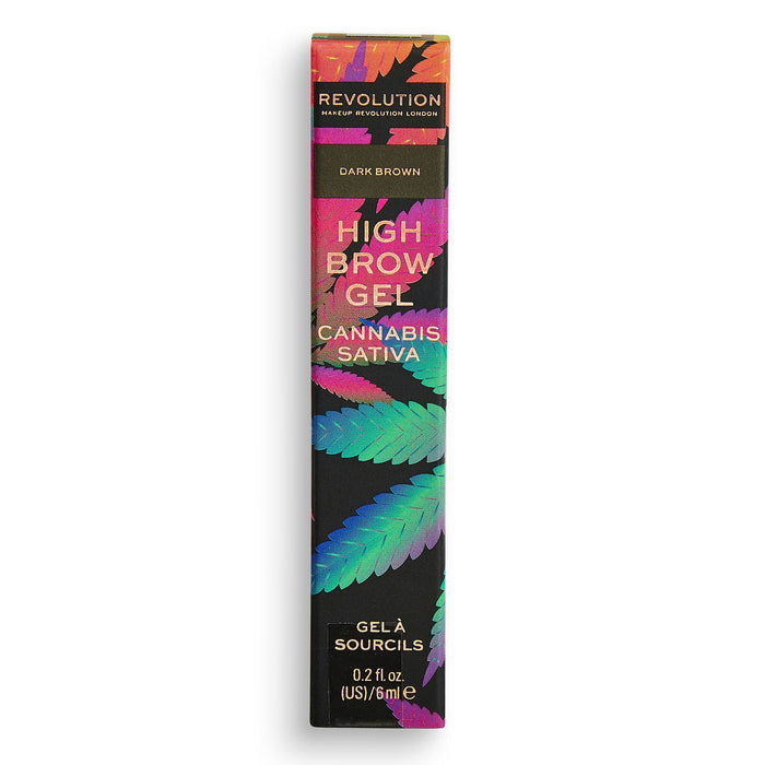 Brow Mascara with cannabis sativa Dark Brown