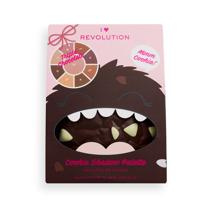 Paleta de galletas de chocolate triple de I Heart Revolution