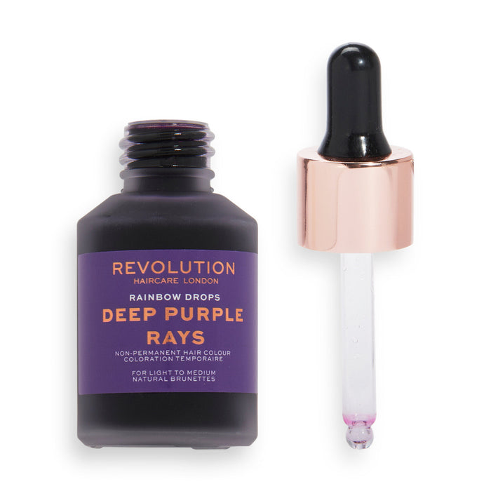 Revolution Haircare Rainbow Drops para morenas Deep Purple Rays