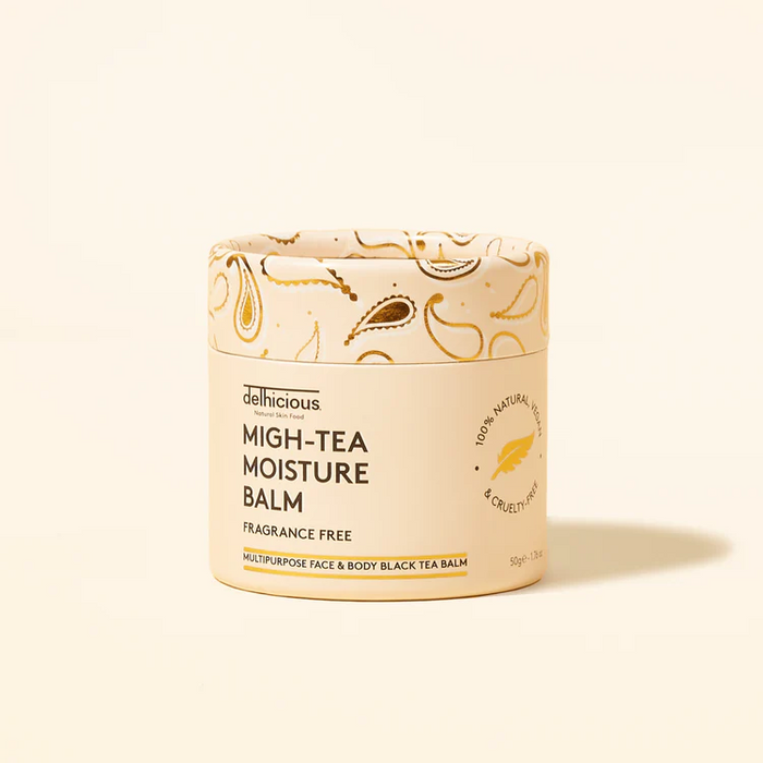 DELHICIOUS Migh-Tea Moisture Multipurpose Balm - Fragrance Free (50g)
