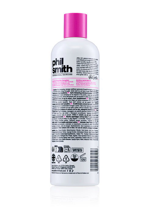 Phil Smith Professional Colour Protect Conditioner - Colour Protect Conditioner for Colour Treated Hair, Enhances Shine, Softness & Vibrancy - 400ml