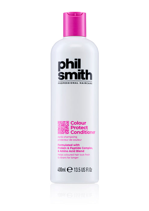 Phil Smith Professional Colour Protect Conditioner - Colour Protect Conditioner for Colour Treated Hair, Enhances Shine, Softness & Vibrancy - 400ml