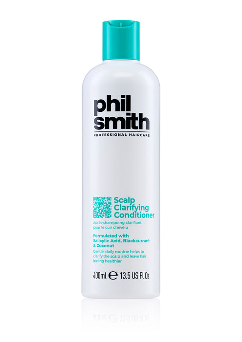 Phil Smith Professional Scalp Clarifying Conditioner - Lightweight Clarifying Conditioner that Removes Build-Up, Balances the Scalp & Hydrates Hair - 400ml