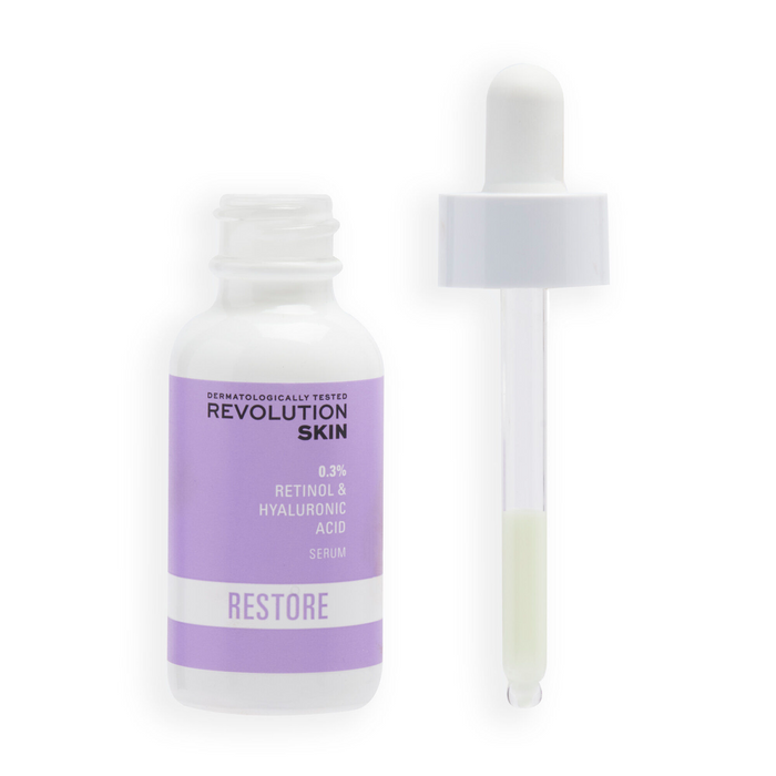 REVSKN 0,3% retinol con vitaminas y suero de ácido hialurónico