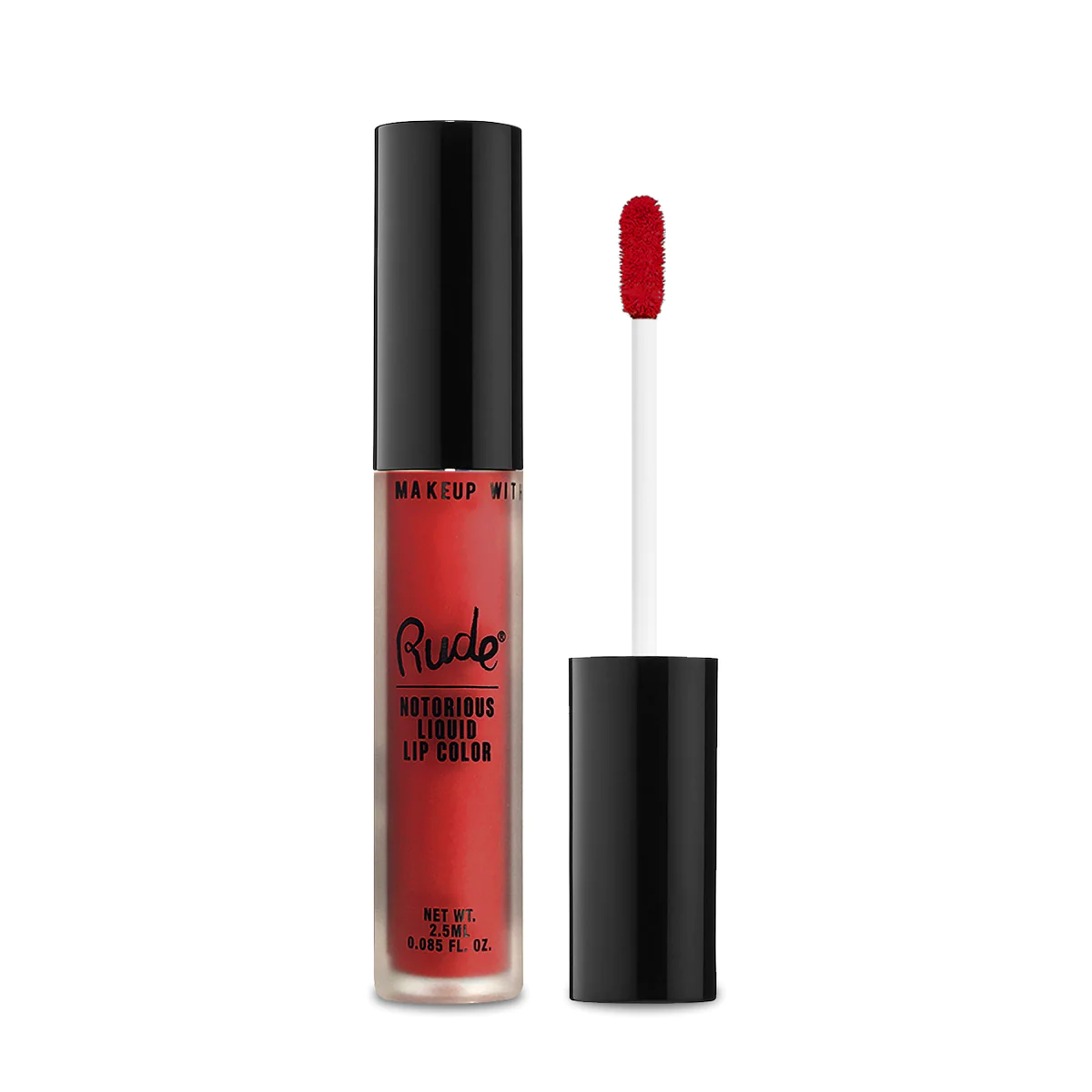 Rude Notorious Liquid Lip Color Radical Red | UK&EU makeup distributor ...