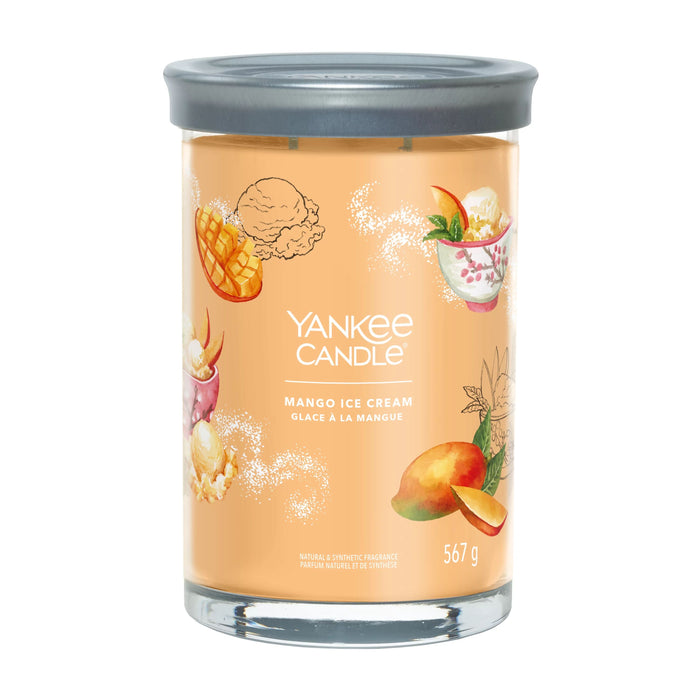 Mango Ice Cream Large Candle