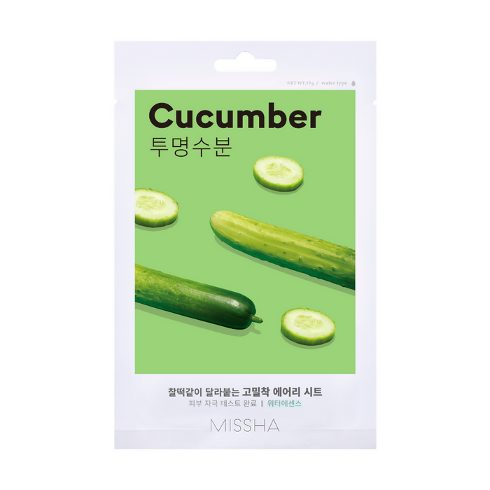 Missha Airy Fit Sheet Mask Cucumber (Pepino)