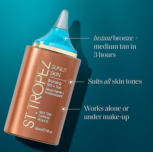 St.Tropez Sunlit Skin Bronzing Tint + Tan 30ml