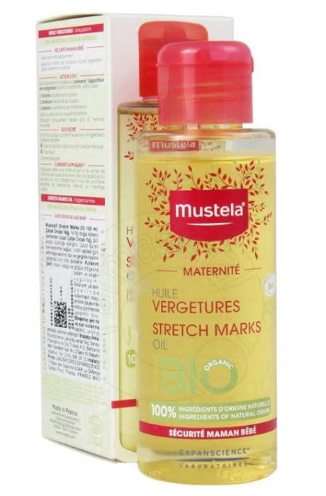 Mustela Huile Prévention Vergetures Action 3 en 1 105ml