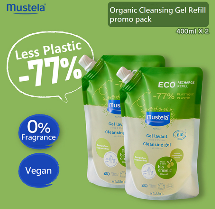 Refill Organic Cleansing Gel 400ml