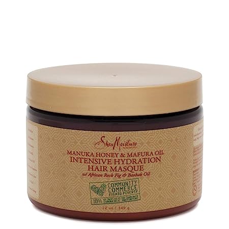 Shea moisture Manuka Honey & Mafura Oil Intensive Hydration Hair Masque 12x12Oz