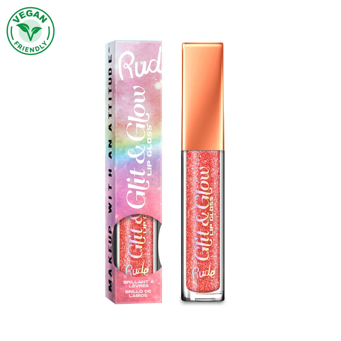 Rude Glit & Glow Lip Gloss - Feeling Naughty