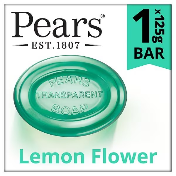 Transparent Bar Soap with Lemon Flower Extracts