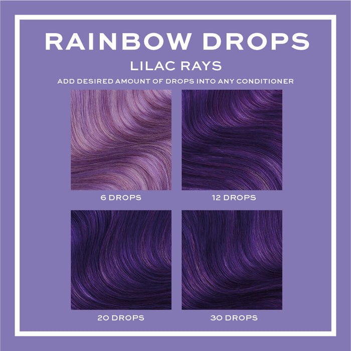Rainbow Drops Lilac Rays