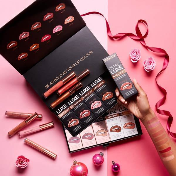 Bóveda de labios Revolution MUR Christmas Retro Luxe