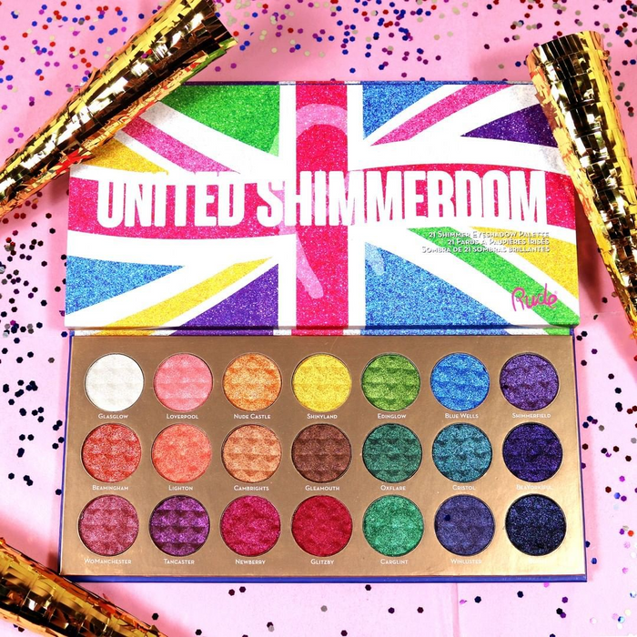 UNITED SHIMMERDOM 21 Paleta de sombras de ojos brillantes