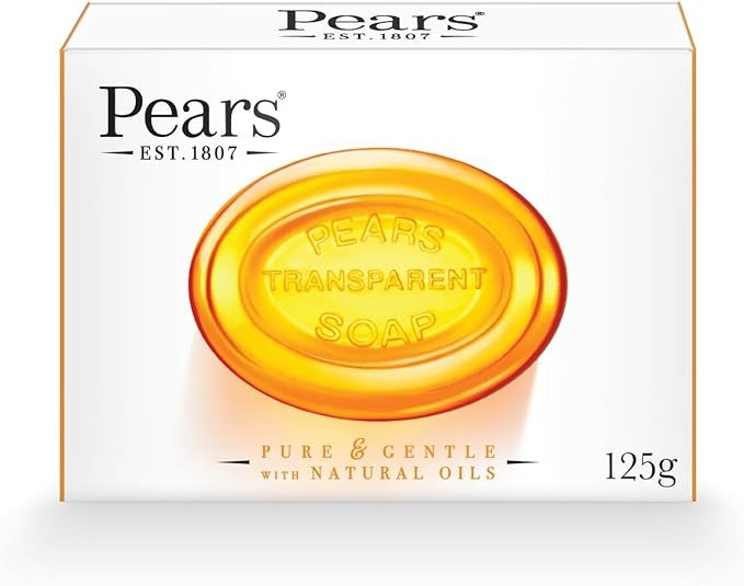 Pure & Gentle Transparent Soap Bar with Natural Oils