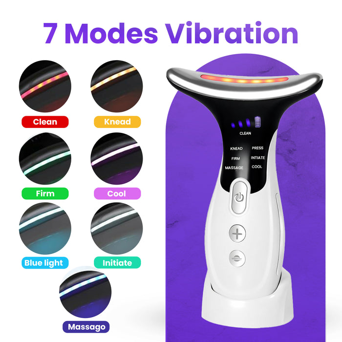 TR13 Face & Neck Lifting Massager – 7-Mode Vibration | Skin Tightening Beauty Device