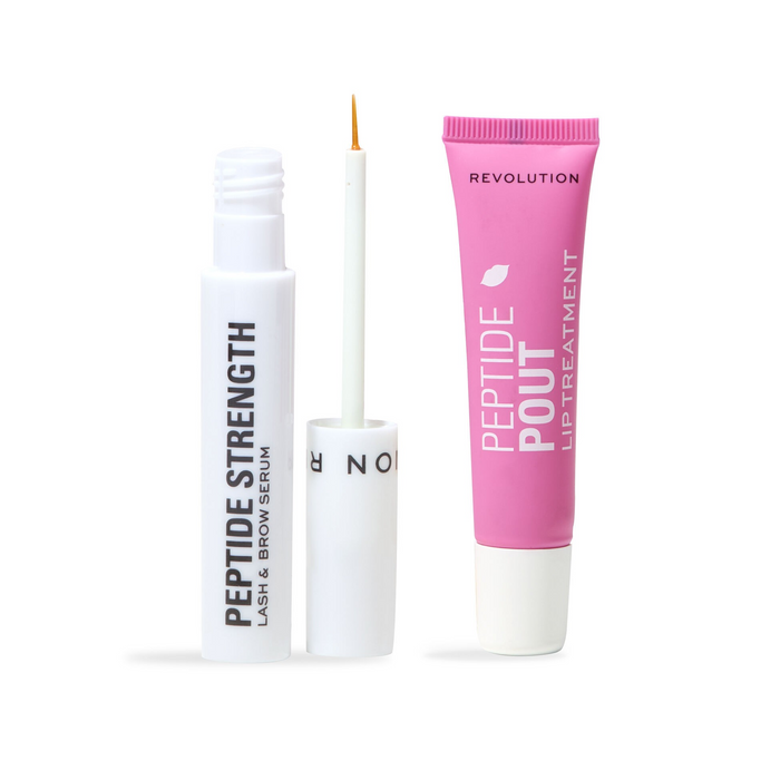 Revolution Peptide Power Lash, Brow and Lip Duo Gift Set