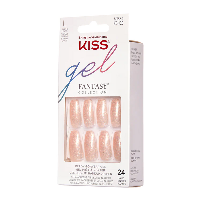 KISS Gel Fantasy Nails - Caramelo de roca