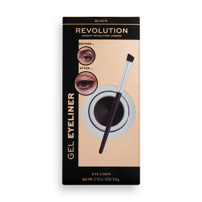 Revolution Gel Eyeliner Pot With Brush