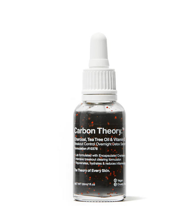 Charcoal, Tea Tree Oil & Vitamin E Overnight Detox Serum