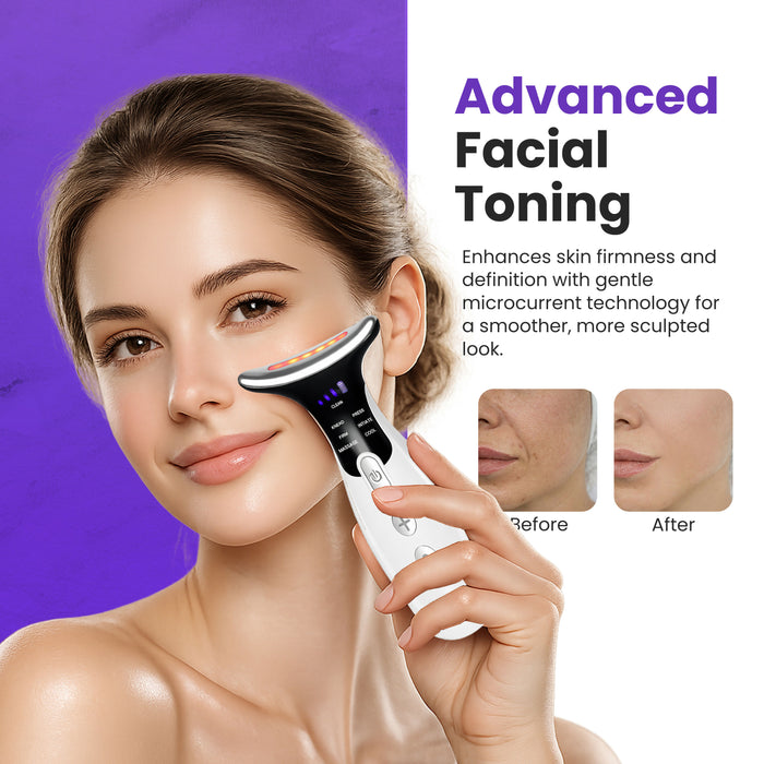 TR13 Face & Neck Lifting Massager – 7-Mode Vibration | Skin Tightening Beauty Device