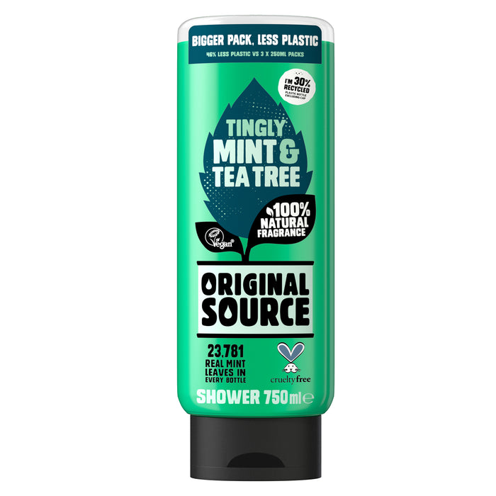 Bodywash Tingly Mint & Tea Tree 750ml